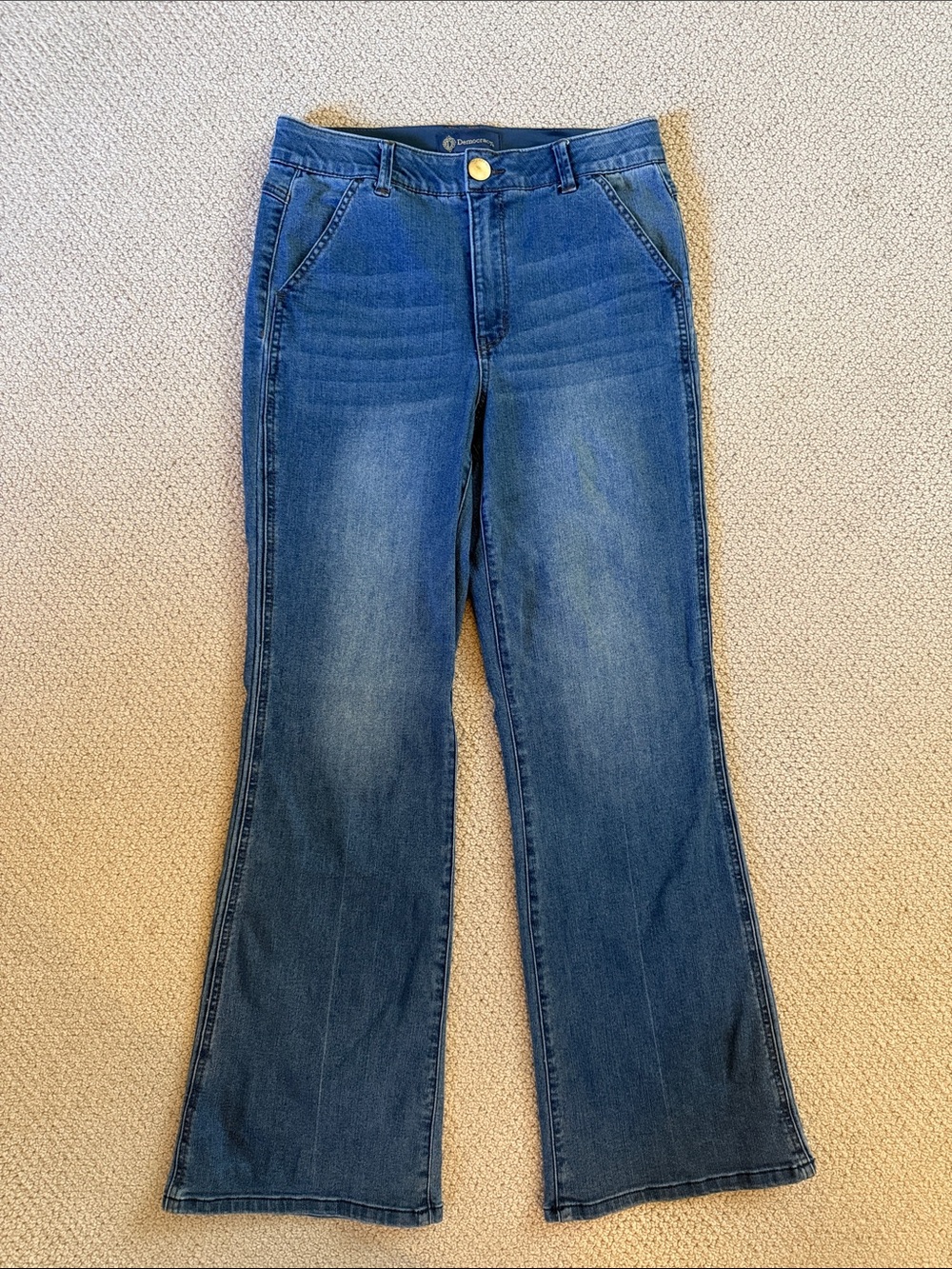 Democracy Medium Blue Flare Jeans